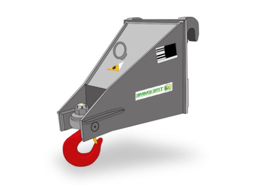 Løftekrok til teleskoptruck